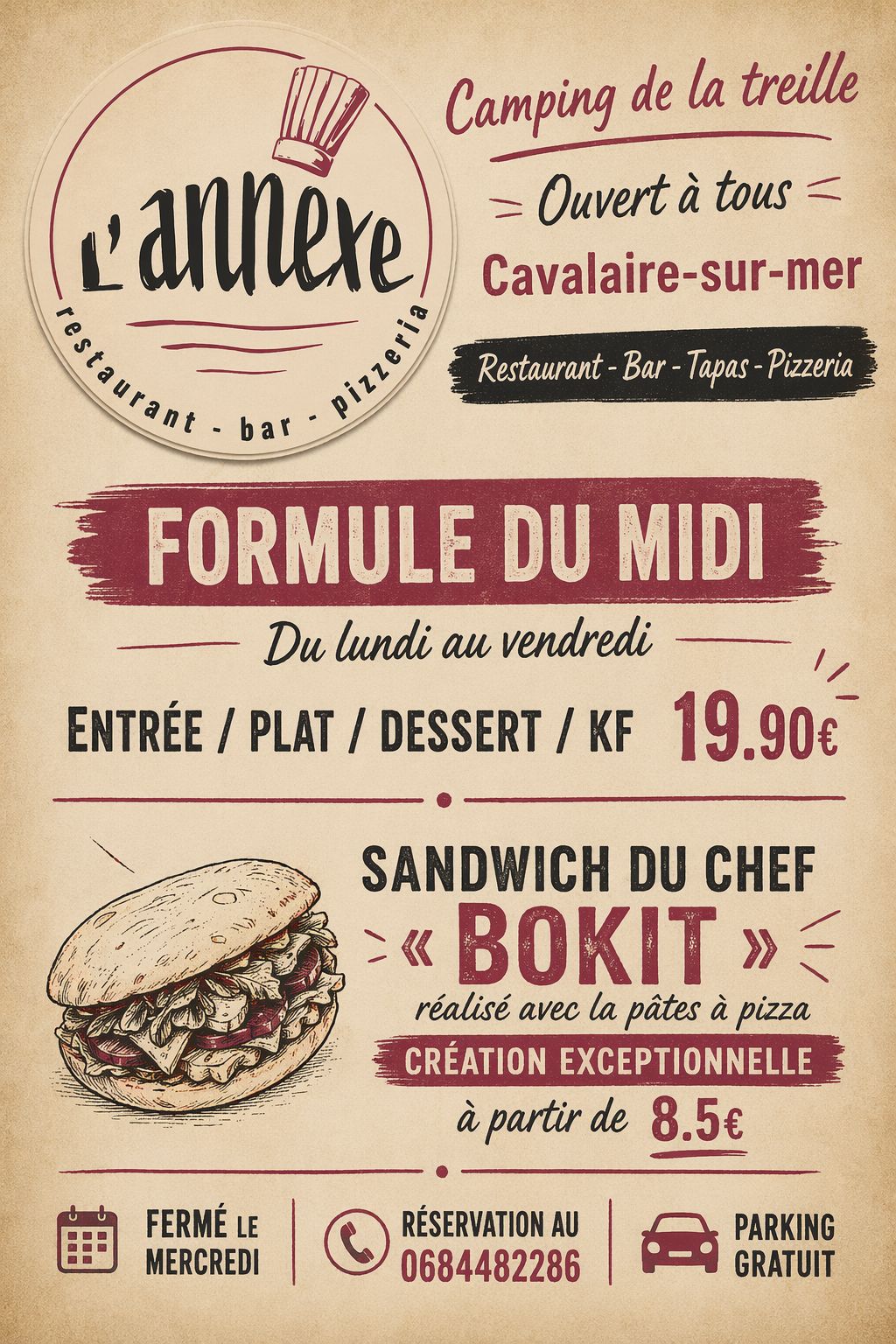 Formule du midi L'Annexe